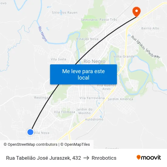 Rua Tabelião José Juraszek, 432 to Rnrobotics map