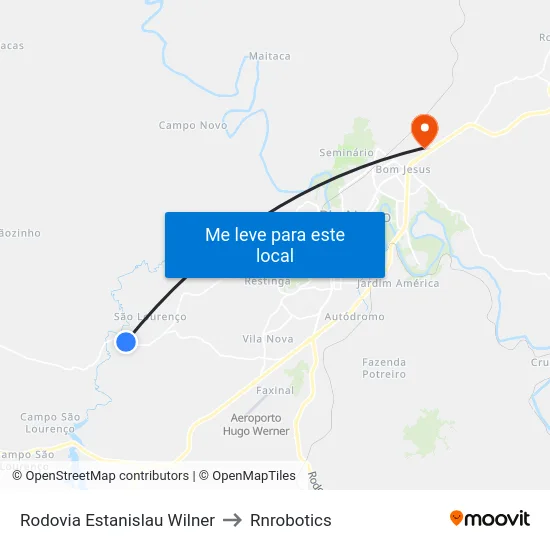Rodovia Estanislau Wilner to Rnrobotics map