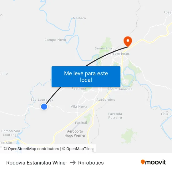 Rodovia Estanislau Wilner to Rnrobotics map