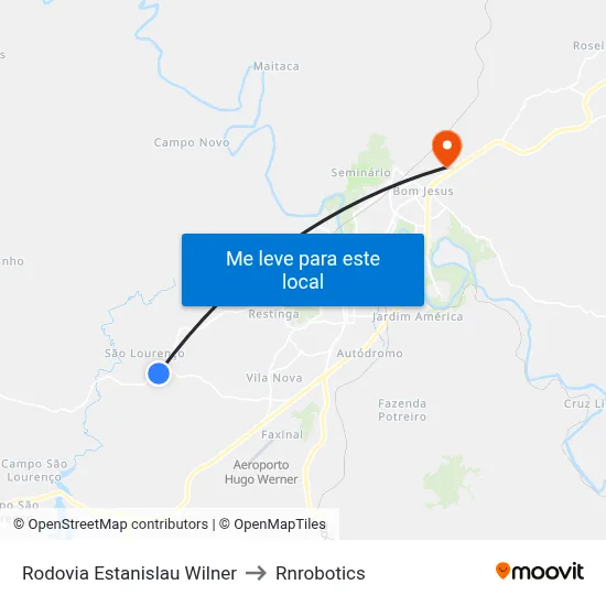 Rodovia Estanislau Wilner to Rnrobotics map