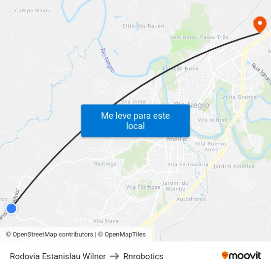 Rodovia Estanislau Wilner to Rnrobotics map