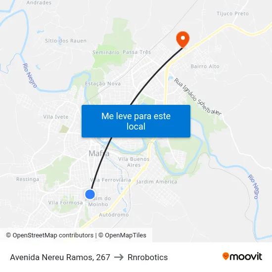 Avenida Nereu Ramos, 267 to Rnrobotics map