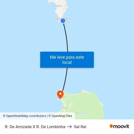 R. De Amizade X R. De Lombinha to Sal Rei map