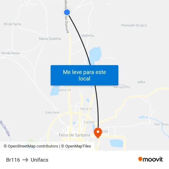 Br116 to Unifacs map