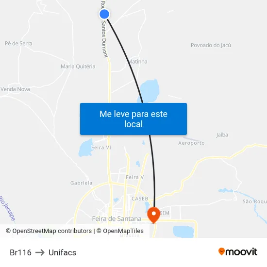 Br116 to Unifacs map