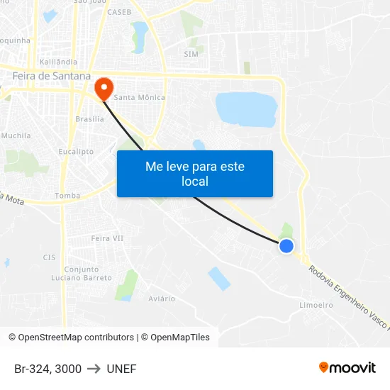 Br-324, 3000 to UNEF map