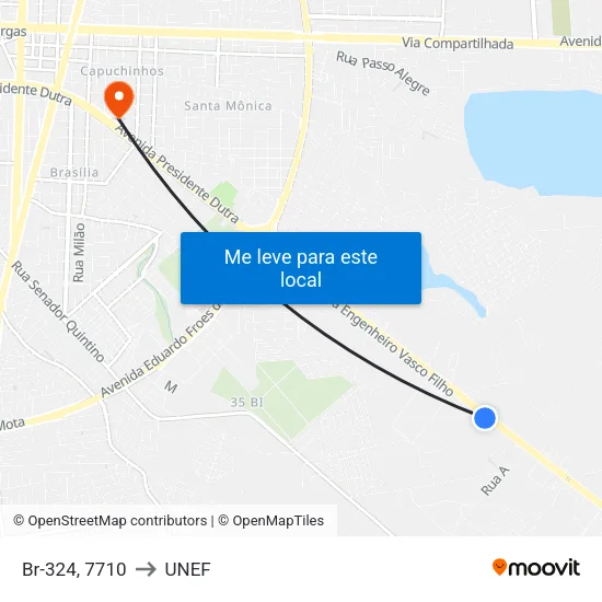 Br-324, 7710 to UNEF map