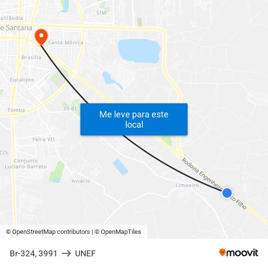 Br-324, 3991 to UNEF map