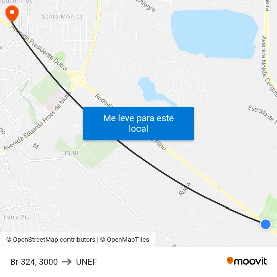 Br-324, 3000 to UNEF map