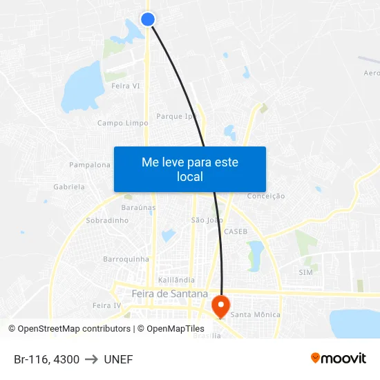 Br-116, 4300 to UNEF map