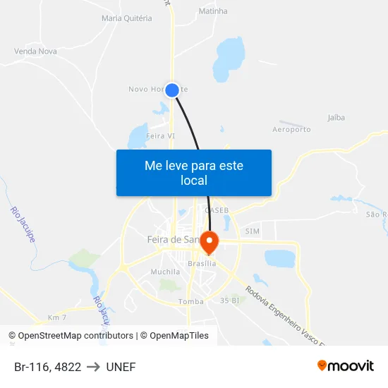 Br-116, 4822 to UNEF map