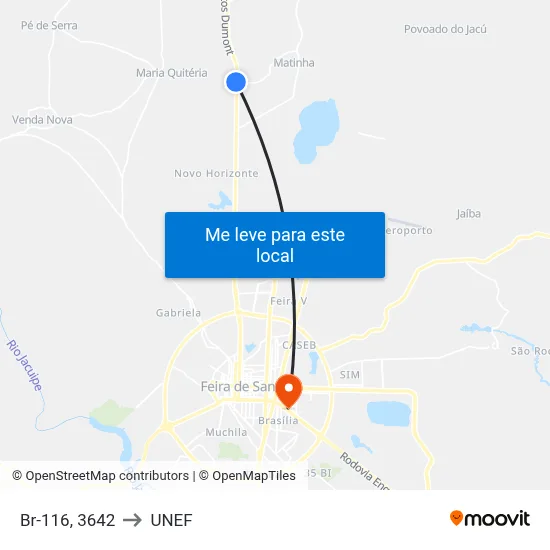 Br-116, 3642 to UNEF map