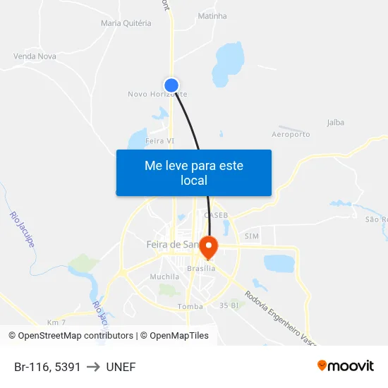 Br-116, 5391 to UNEF map