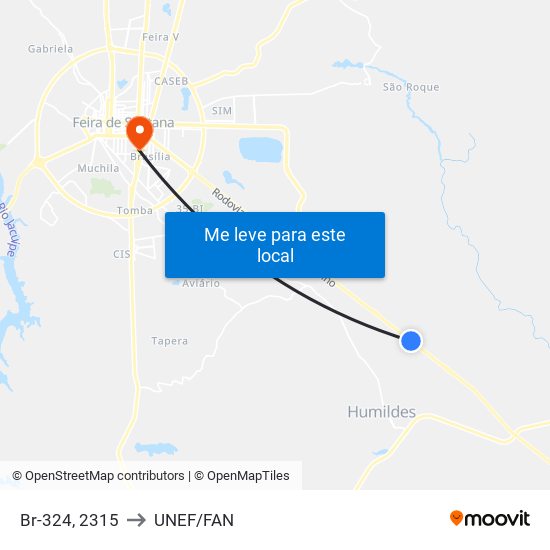 Br-324, 2315 to UNEF/FAN map