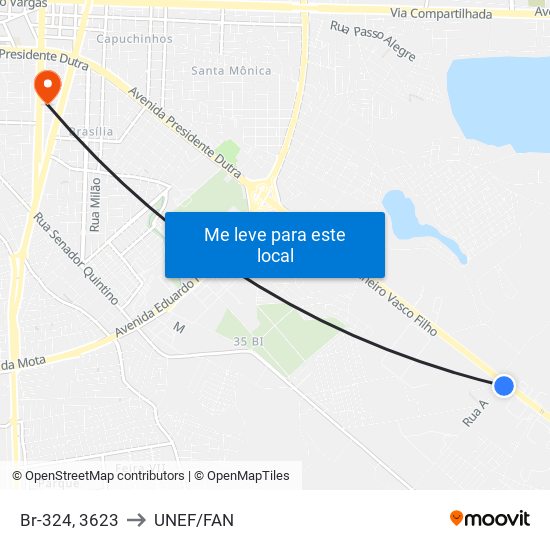 Br-324, 3623 to UNEF/FAN map