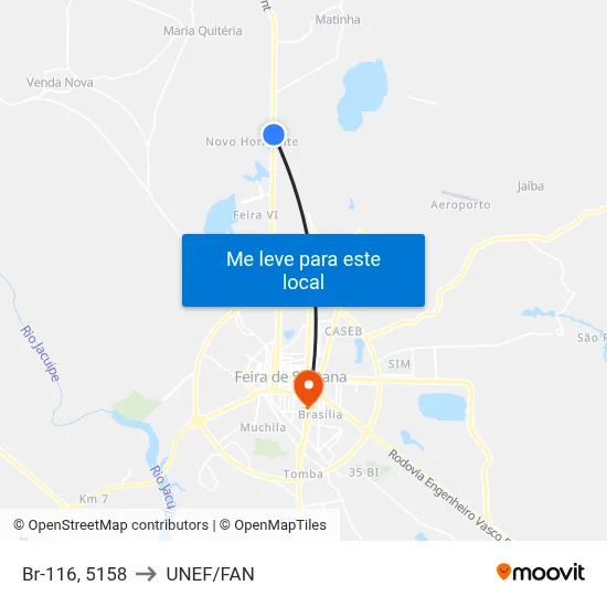 Br-116, 5158 to UNEF/FAN map