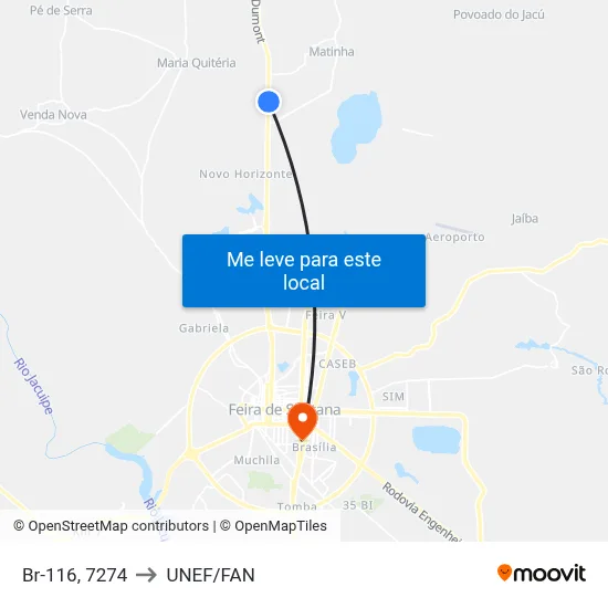 Br-116, 7274 to UNEF/FAN map