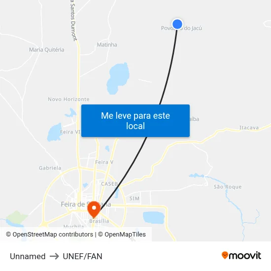 Unnamed to UNEF/FAN map