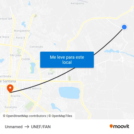 Unnamed to UNEF/FAN map