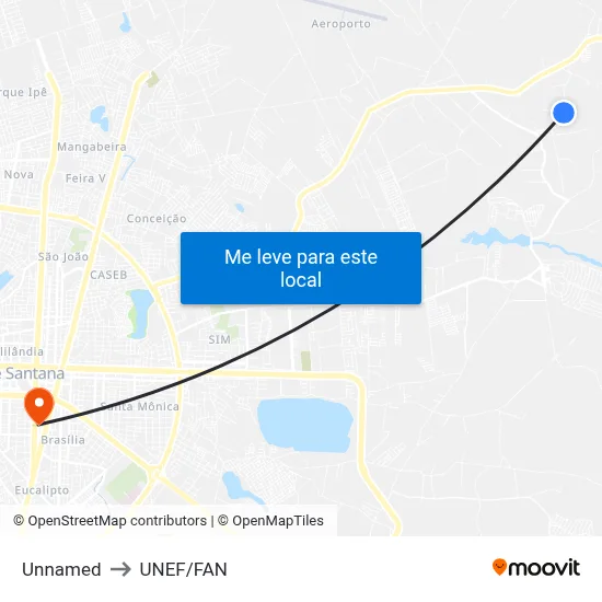 Unnamed to UNEF/FAN map