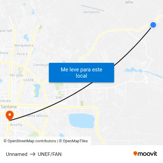 Unnamed to UNEF/FAN map