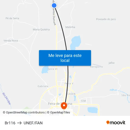 Br116 to UNEF/FAN map