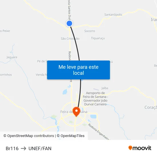 Br116 to UNEF/FAN map