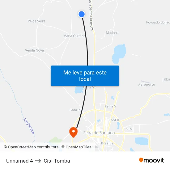 Unnamed 4 to Cis -Tomba map