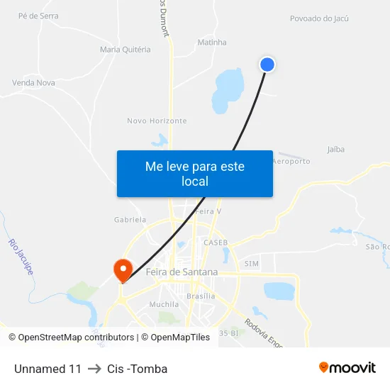Unnamed 11 to Cis -Tomba map
