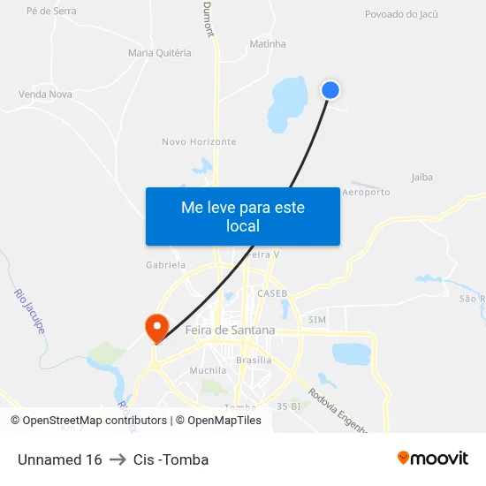 Unnamed 16 to Cis -Tomba map