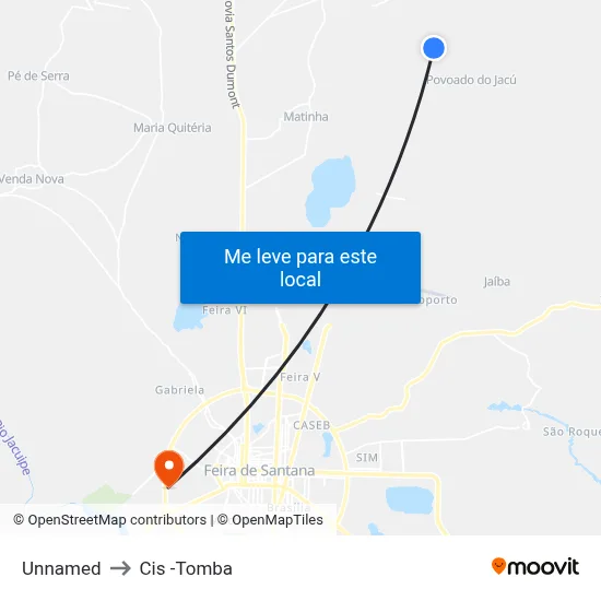 Unnamed to Cis -Tomba map