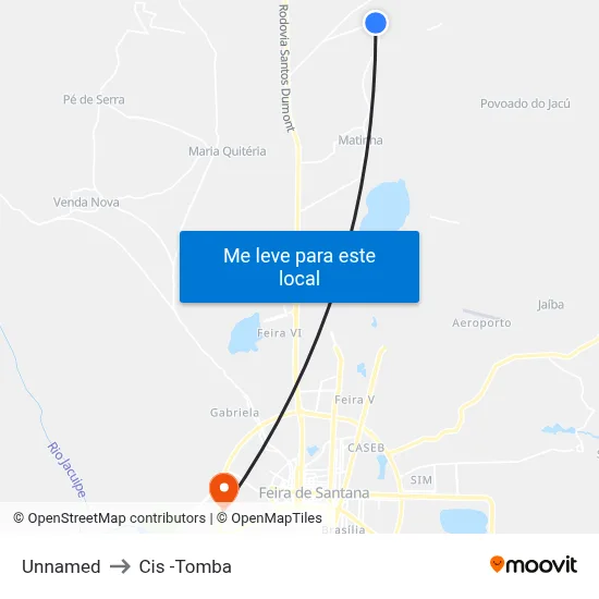 Unnamed to Cis -Tomba map
