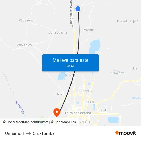 Unnamed to Cis -Tomba map