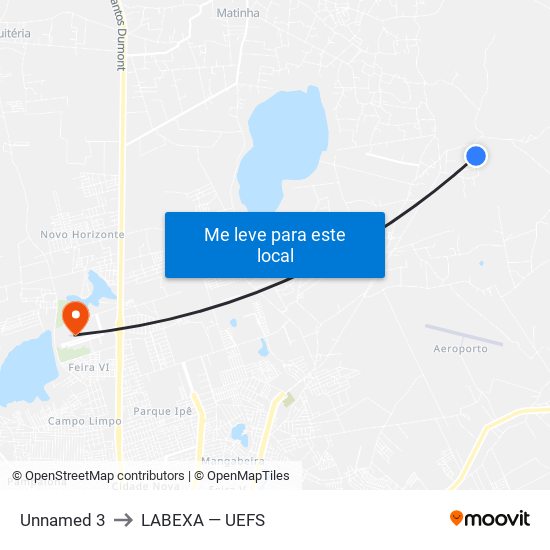 Unnamed 3 to LABEXA — UEFS map