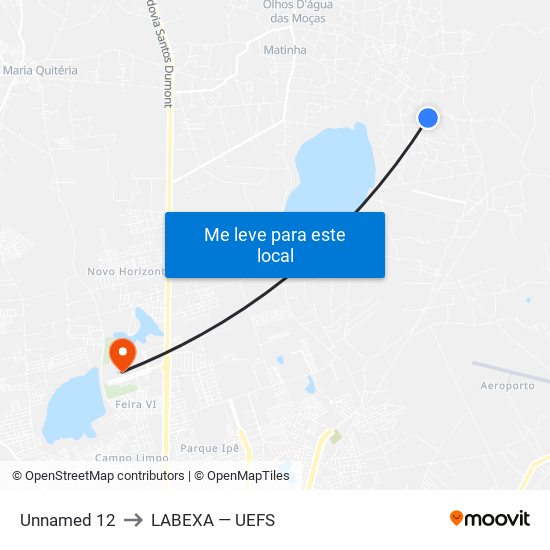 Unnamed 12 to LABEXA — UEFS map