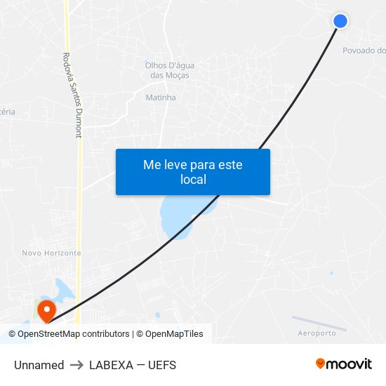 Unnamed to LABEXA — UEFS map