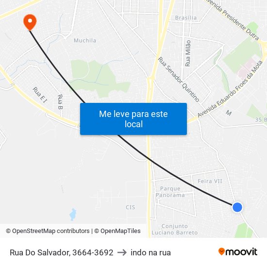 Rua Do Salvador, 3664-3692 to indo na rua map