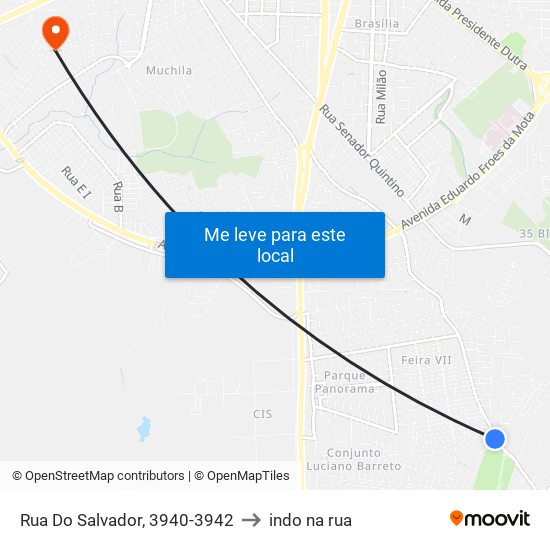 Rua Do Salvador, 3940-3942 to indo na rua map