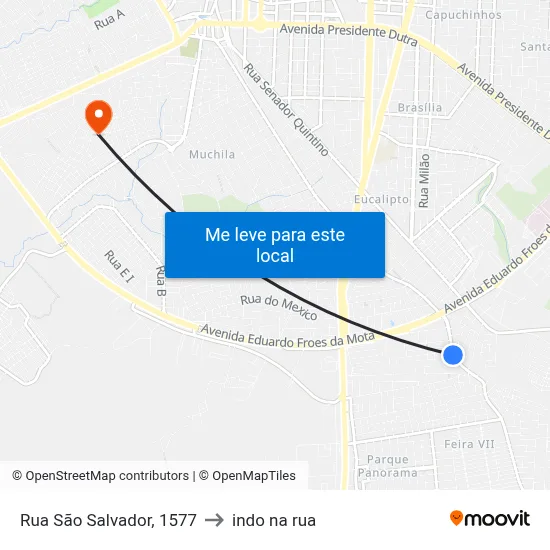 Rua São Salvador, 1577 to indo na rua map