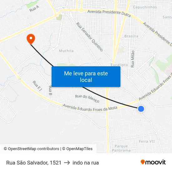 Rua São Salvador, 1521 to indo na rua map