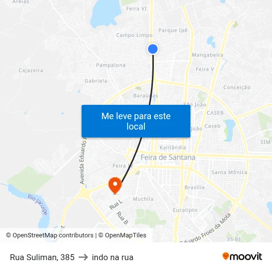 Rua Suliman, 385 to indo na rua map