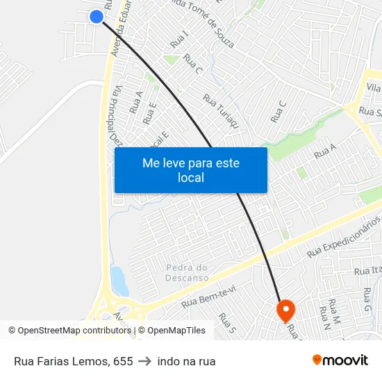 Rua Farias Lemos, 655 to indo na rua map