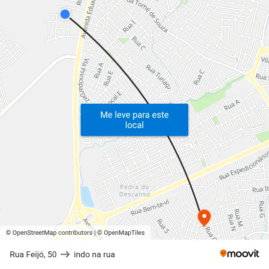 Rua Feijó, 50 to indo na rua map