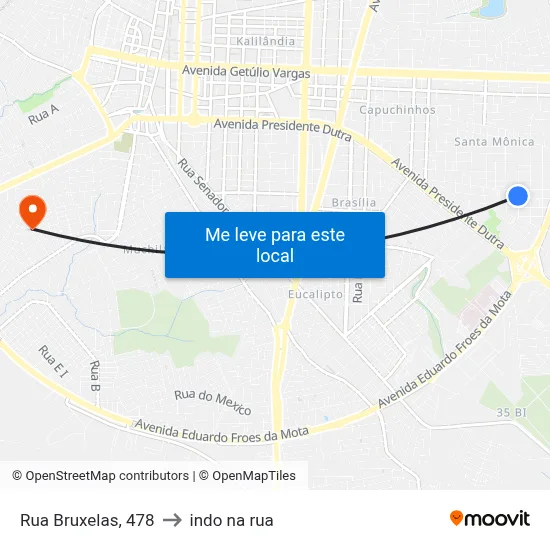 Rua Bruxelas, 478 to indo na rua map