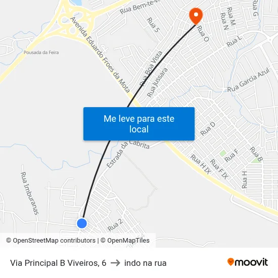 Via Principal B Viveiros, 6 to indo na rua map