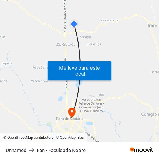 Unnamed to Fan - Faculdade Nobre map