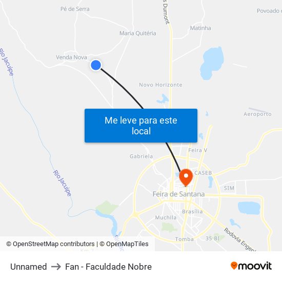 Unnamed to Fan - Faculdade Nobre map