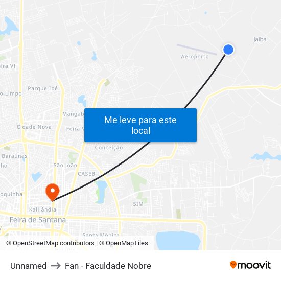 Unnamed to Fan - Faculdade Nobre map