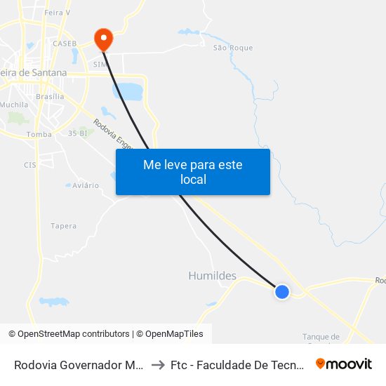 Rodovia Governador Mário Covas, 173 to Ftc - Faculdade De Tecnologia E Ciências map