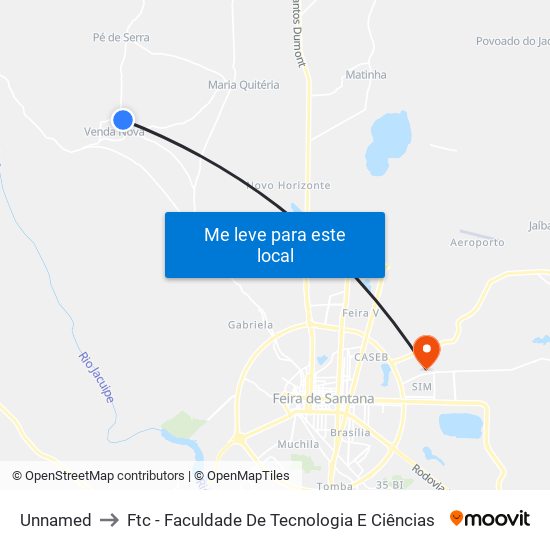 Unnamed to Ftc - Faculdade De Tecnologia E Ciências map